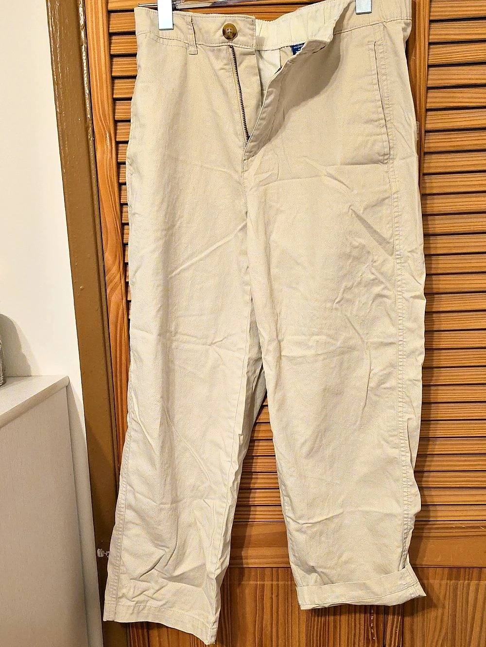 Old Navy Go Chino Petite Beige Chino Pants